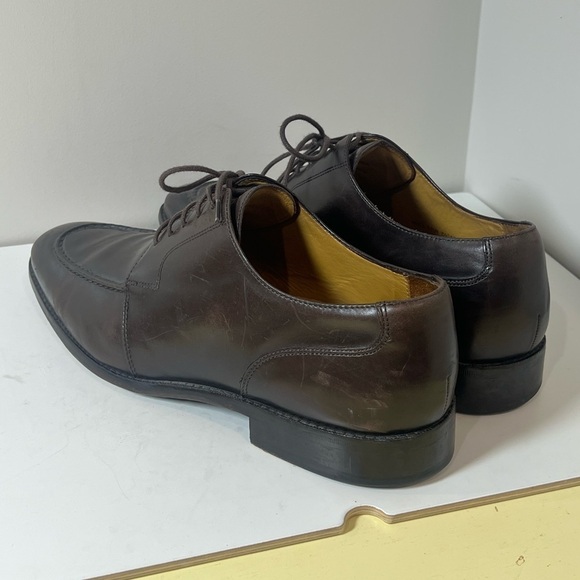 Cole Haan 11.5 Brown Derby Classic Dress Shoes Full Grain Leather Business - Picture 9 of 14